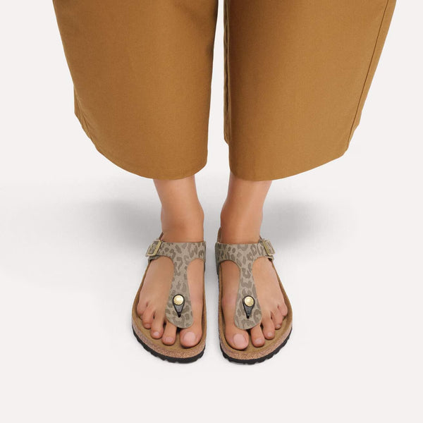 Birkenstock - Gizeh Synthetic Leo - Grey Taupe