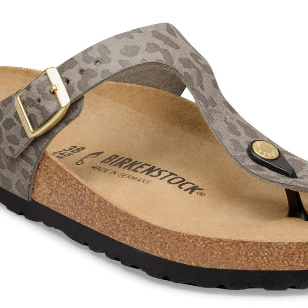Birkenstock - Gizeh Synthetic Leo - Grey Taupe