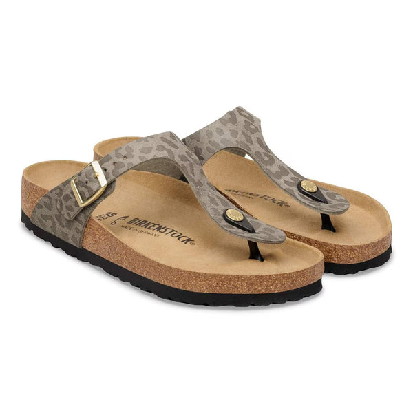Birkenstock - Gizeh Synthetic Leo - Grey Taupe