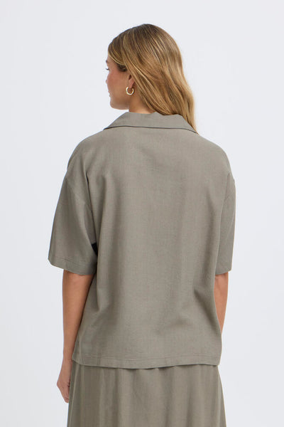 Fransa - Frjett Shirt 1 - Smokey olive