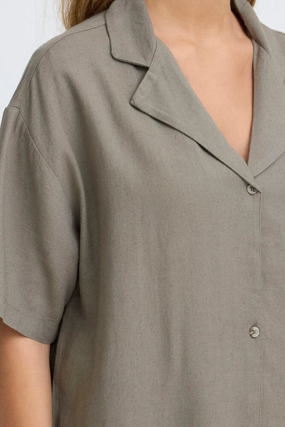 Fransa - Frjett Shirt 1 - Smokey olive