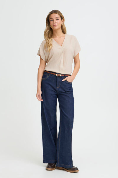 Fransa - Frjett Blouse 1 - Undyed