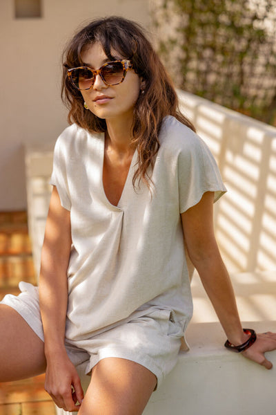 Fransa - Frjett Blouse 1 - Undyed