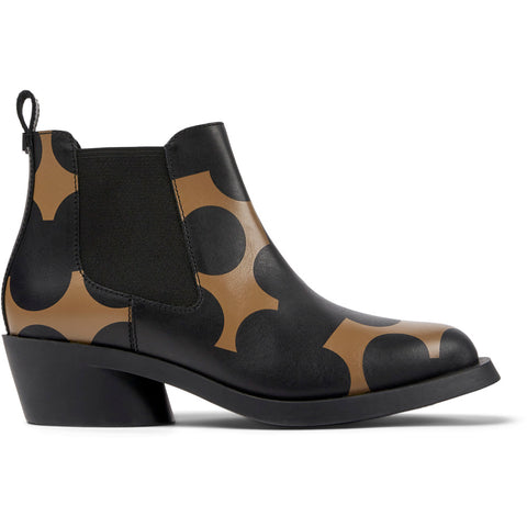 Camper - Twins Bonne Ankle Boot - Black/Beige