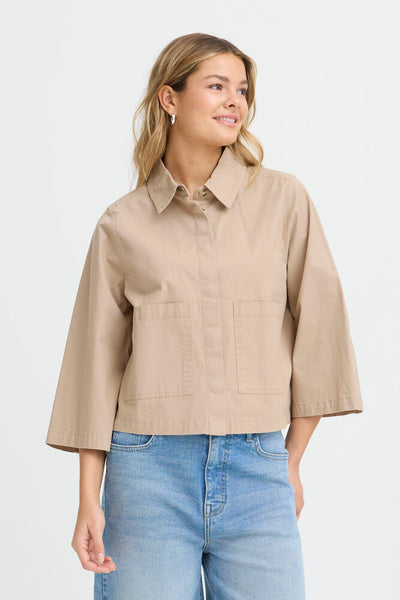 Fransa - Frabilene Shirt - Smokey Olive