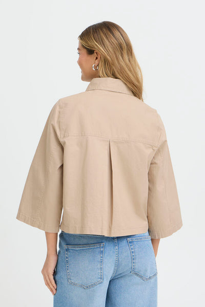 Fransa - Frabilene Shirt 1 - Savannah Tan