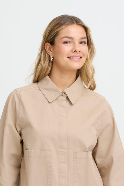 Fransa - Frabilene Shirt 1 - Savannah Tan