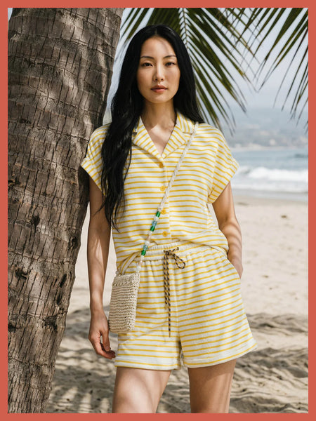Nooki Design - Talinn Shorts - Yellow Mix