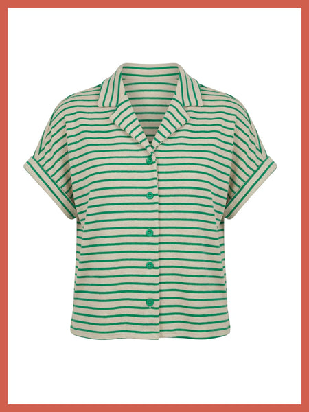 Nooki Design - Caspian Blouse - Green Mix