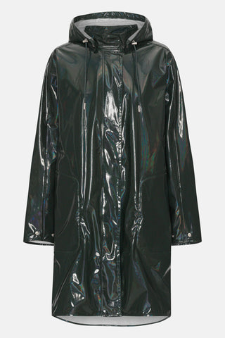 Ilse Jacobsen Glossy Waterproof Raincoat - Beetle
