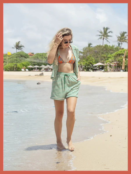 Nooki Design - Talinn Shorts - Green Mix