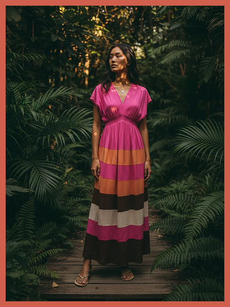 Nooki Design - Rosalie Dress - Pink Mix