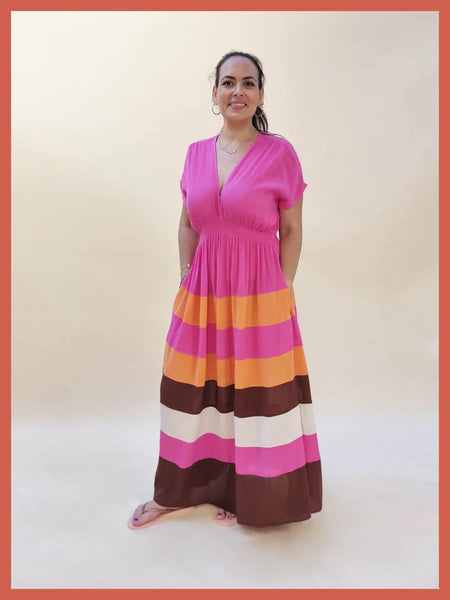 Nooki Design - Rosalie Dress - Pink Mix