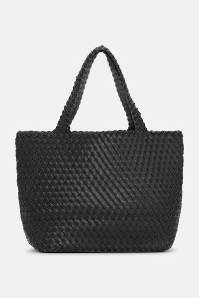 Ilse Jacobsen - Reversible Tote Bag - Black/Gunmetal