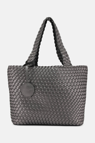Ilse Jacobsen - Reversible Tote Bag - Black/Gunmetal