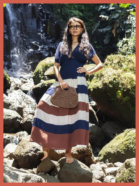 Nooki Design - Rosalie Dress - Blue Mix