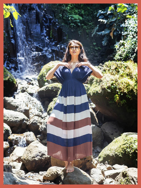 Nooki Design - Rosalie Dress - Blue Mix