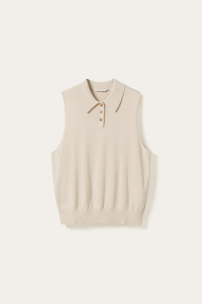 Noella Fashion - N-maxine Sleeveless Knit - Oyster