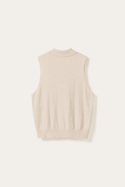 Noella Fashion - N-maxine Sleeveless Knit - Oyster