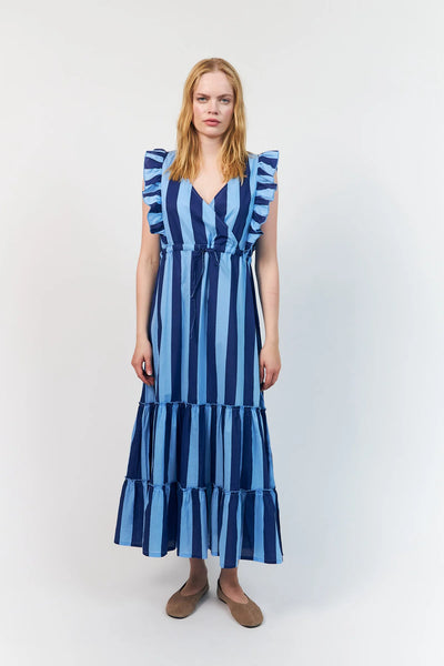 Lollys Laundry - Samoll Midi Dress - Blue