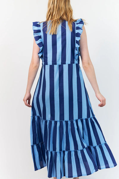 Lollys Laundry - Samoll Midi Dress - Blue