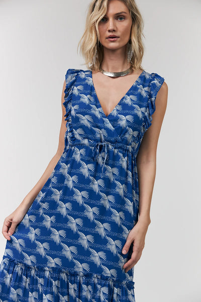 Lollys Laundry - Samoll Midi Dress - Royal Blue