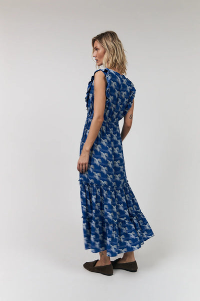 Lollys Laundry - Samoll Midi Dress - Royal Blue