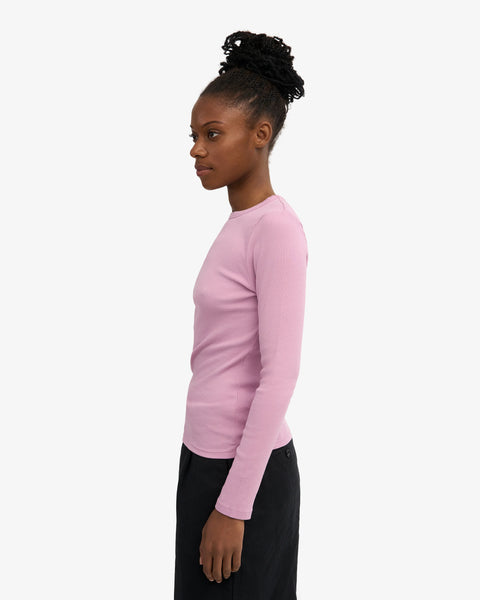 Colorful Standard - LS Rib Tee - Cherry Blossom