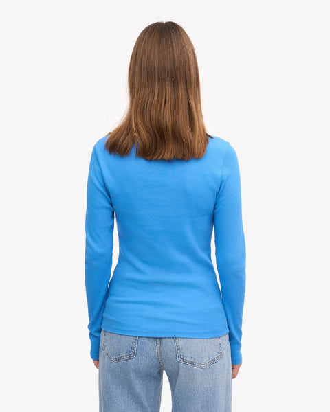 Colorful Standard - LS Rib Tee - Pacific Blue