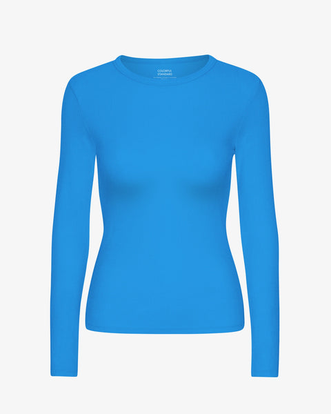 Colorful Standard - LS Rib Tee - Pacific Blue