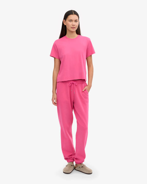 Colorful Standard - Boxy Crop Tee - Bubblegum Pink