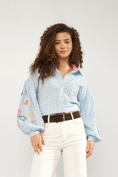 Numph - Nusurfer Blouse - P. Blue