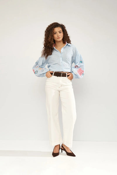 Numph - Nusurfer Blouse - P. Blue