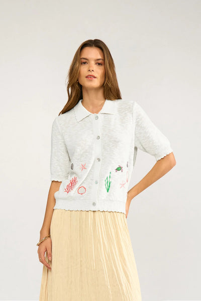 Numph - Nuseanna Cardigan - Cloud Dancer