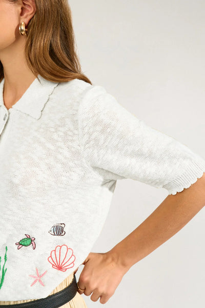 Numph - Nuseanna Cardigan - Cloud Dancer