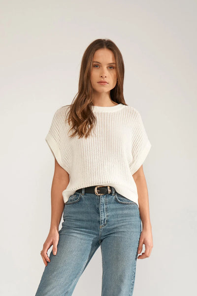 Numph - Nusanni Pullover - Cloud Dancer