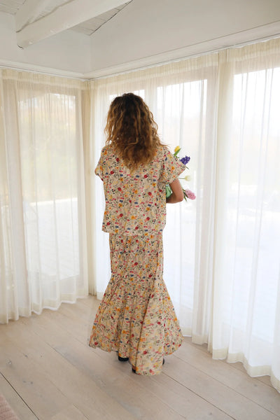 Lollys Laundry - Sunset Maxi Skirt - Flower Print