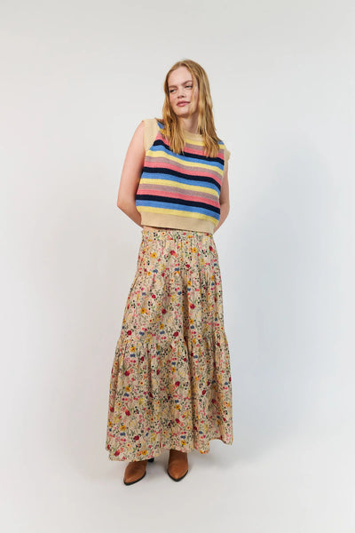 Lollys Laundry - Sunset Maxi Skirt - Flower Print