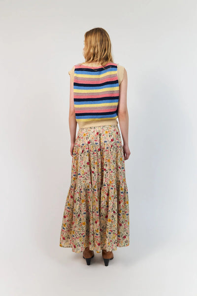 Lollys Laundry - Sunset Maxi Skirt - Flower Print