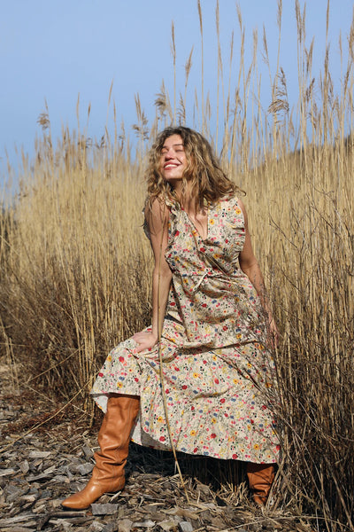 Lollys Laundry - Samoll Midi Dress - Flower Print