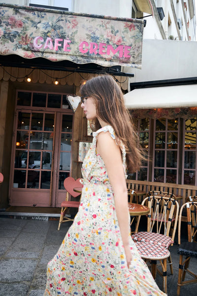 Lollys Laundry - Samoll Midi Dress - Flower Print