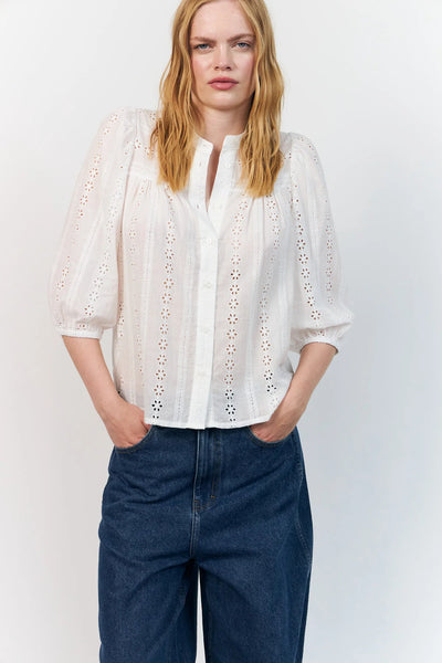 Lollys Laundry - Junell Shirt - White