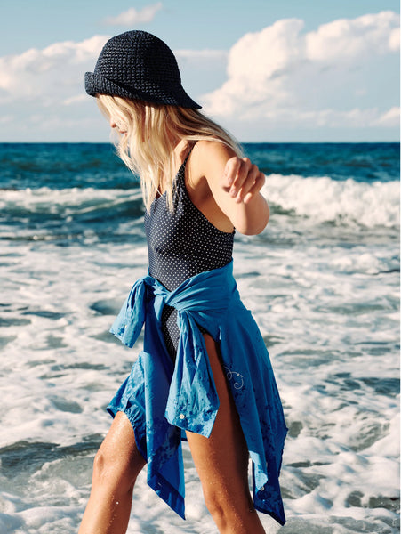 Becksondergaard - Strawchet Saverina Hat - Blue