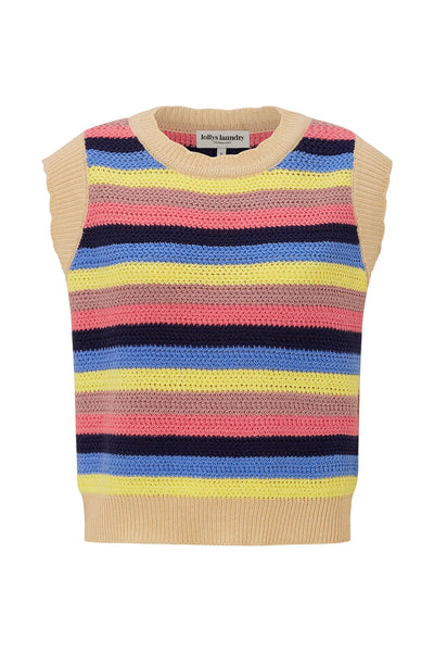 Lollys Laundry - ChicagoLL Knit Vest - Multi