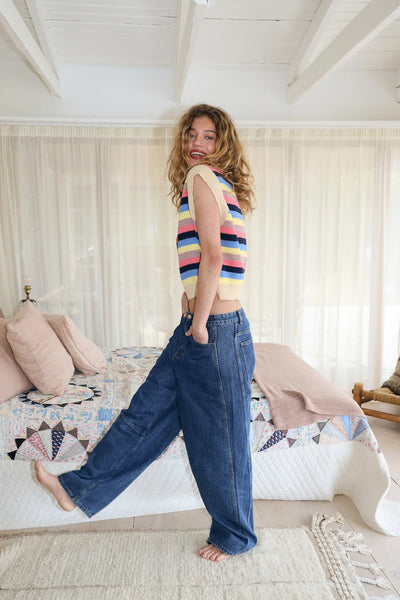Lollys Laundry - ChicagoLL Knit Vest - Multi