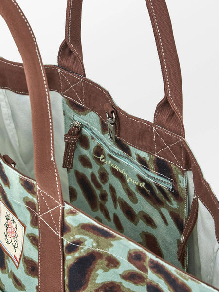 Becksöndergaard - Leola Canvas Camila Bag - Aqua Gray