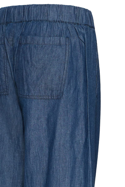 Fransa - Frlarissa Wide Leg Trouser - Denim Blue