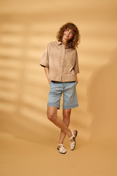 Fransa - Frgiti Shirt - Savannah Tan