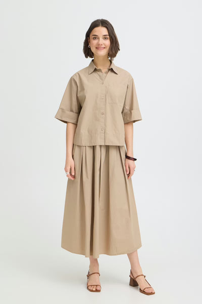 Fransa - Frgiti Skirt - Savannah Tan