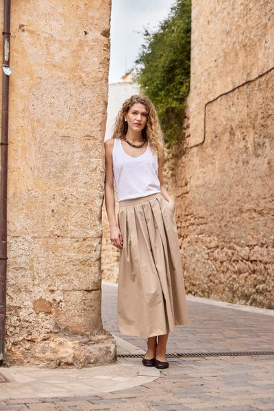 Fransa - Frgiti Skirt - Savannah Tan